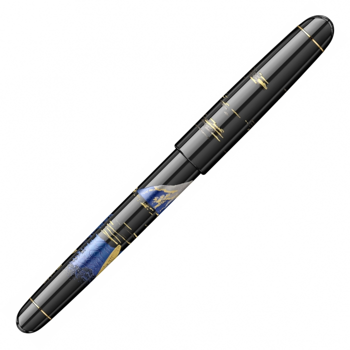 Stilou Maki-e Mt. Fuji And Ship GT 14k, Namiki [16]