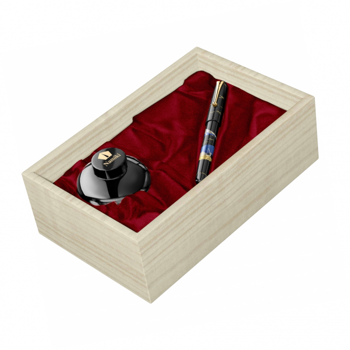 Stilou Maki-e Mt. Fuji And Ship GT 14k, Namiki [3]