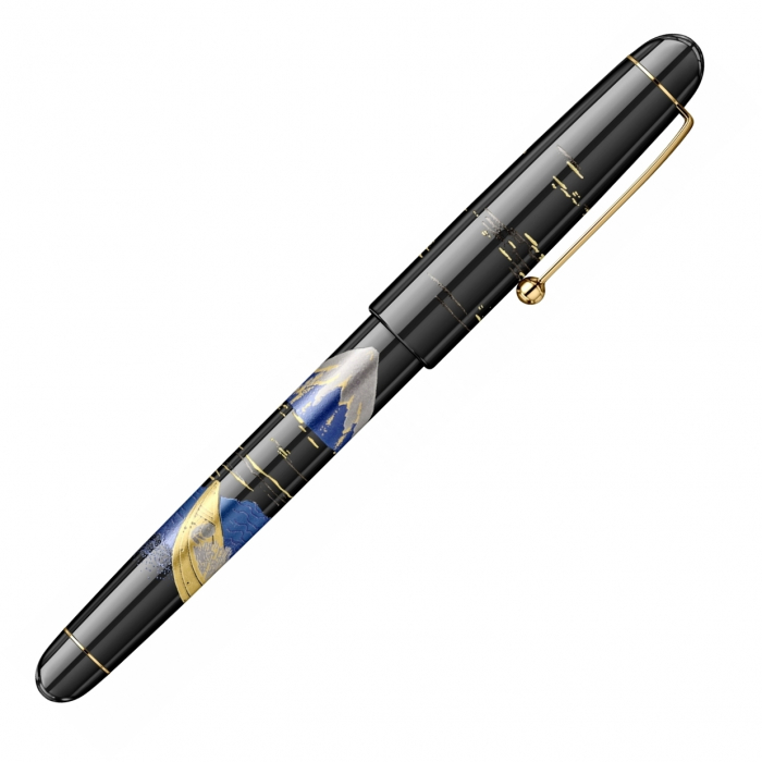 Stilou Maki-e Mt. Fuji And Ship GT 14k, Namiki [17]