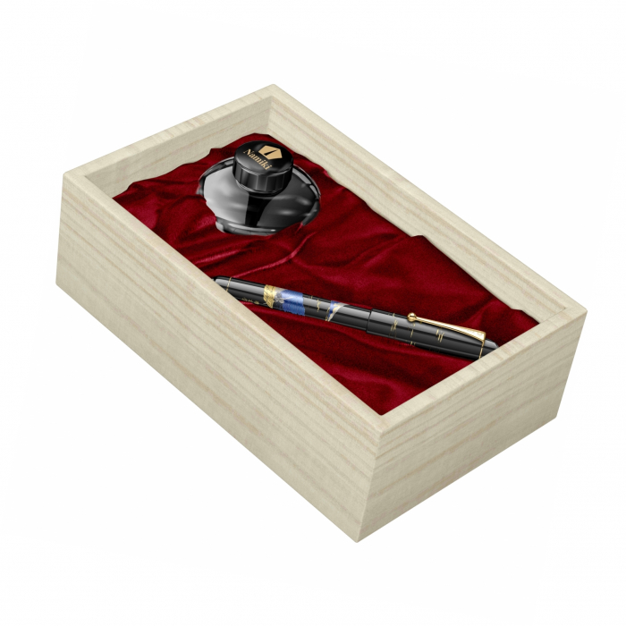 Stilou Maki-e Mt. Fuji And Ship GT 14k, Namiki [4]
