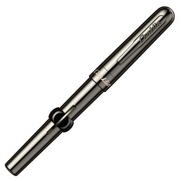 Stilou Mark Twain Crescent Filler Gun Metal GMT, Conklin [8]