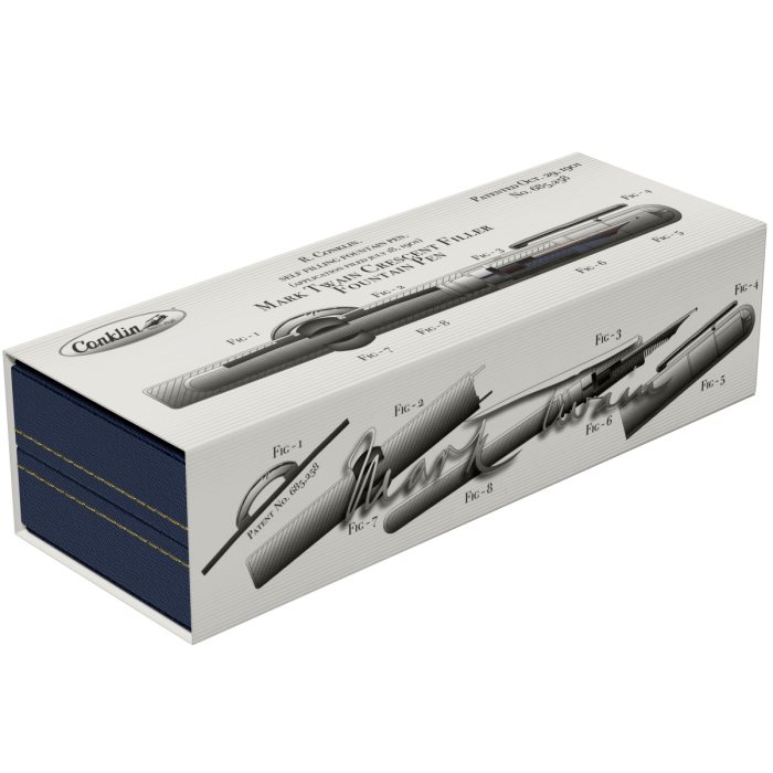 Stilou Mark Twain Crescent Filler Gun Metal GMT, Conklin [6]