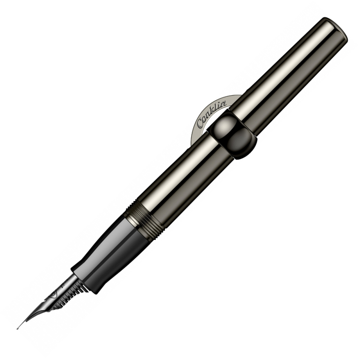 Stilou Mark Twain Crescent Filler Gun Metal GMT, Conklin [9]