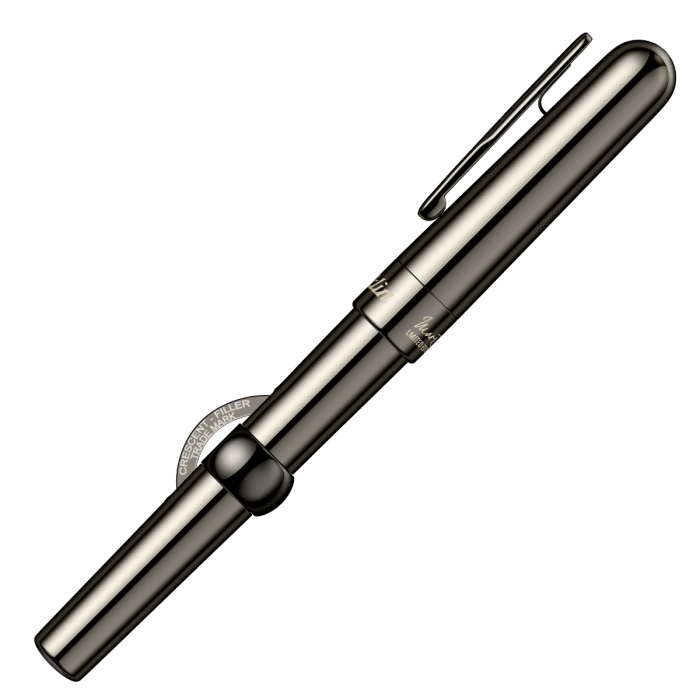 Stilou Mark Twain Crescent Filler Gun Metal GMT, Conklin [5]