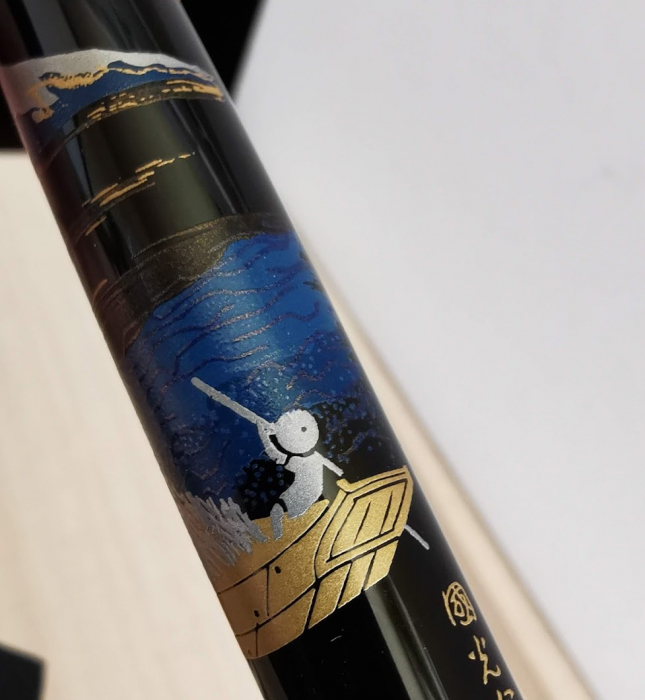 Stilou Maki-e Mt. Fuji And Ship GT 14k, Namiki [10]