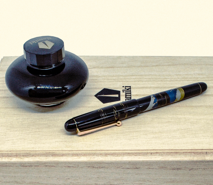 Stilou Maki-e Mt. Fuji And Ship GT 14k, Namiki [11]