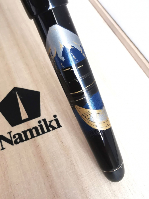 Stilou Maki-e Mt. Fuji And Ship GT 14k, Namiki [13]