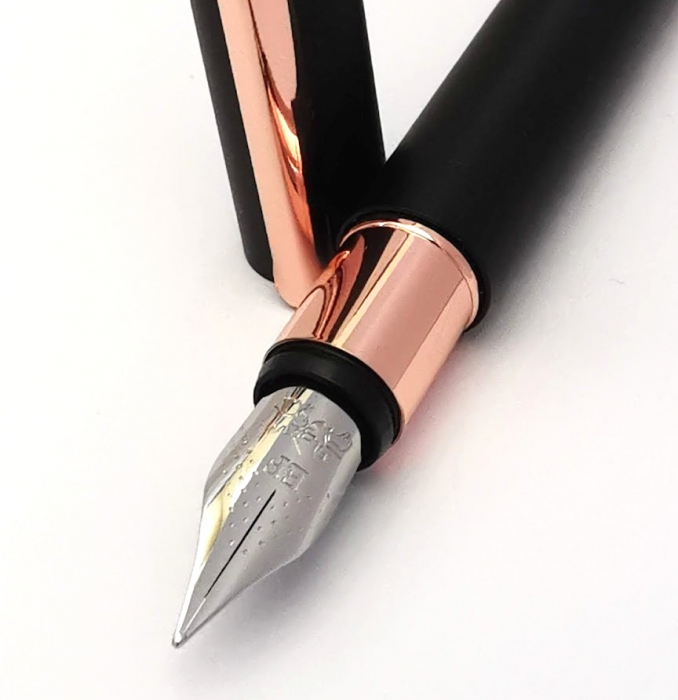 Stilou Neo Slim Metal Black Rosegolden Faber-Castell [7]