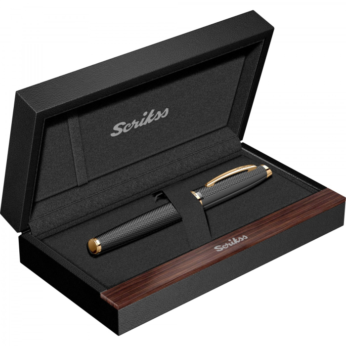 Stilou Oscar 390  Matt Black Gold GT, Scrikss [4]