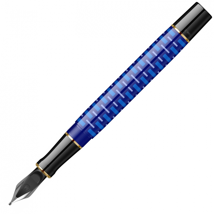 Stilou Parker Duofold Royal LE 100th Anniversary Blue GT, Centennial 18k [9]