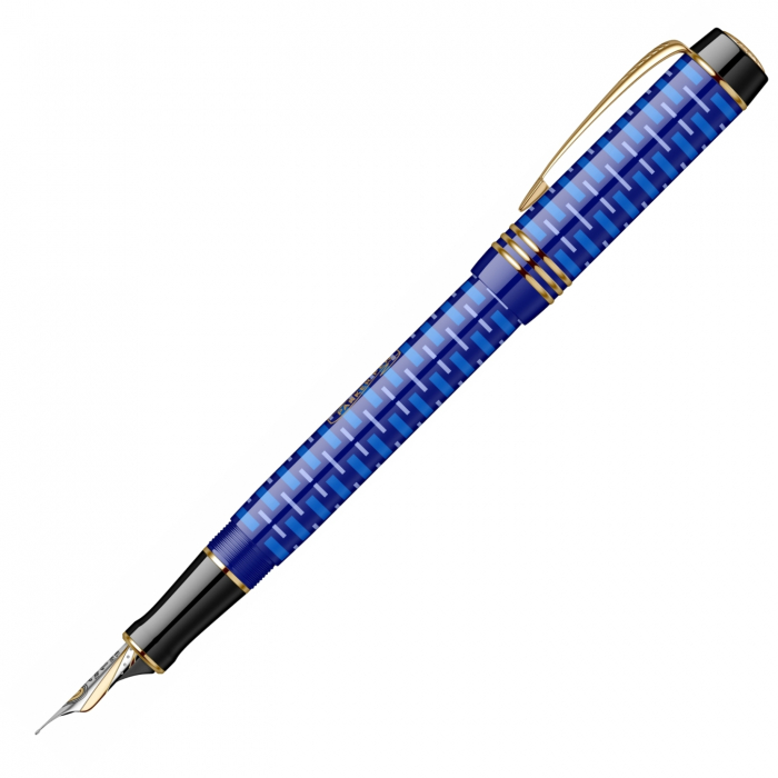 Stilou Parker Duofold Royal LE 100th Anniversary Blue GT, Centennial 18k [5]