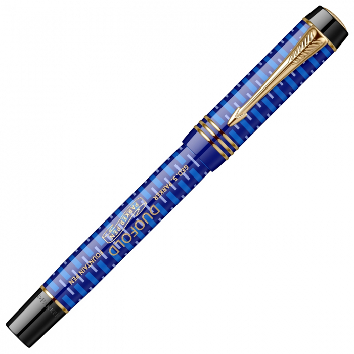 Stilou Parker Duofold Royal LE 100th Anniversary Blue GT, Centennial 18k [3]