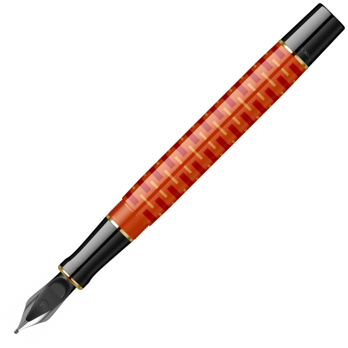 Stilou Parker Duofold Royal LE 100th Anniversary Red GT, Centennial 18k [10]