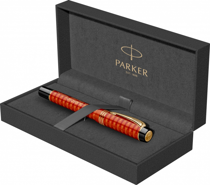Stilou Parker Duofold Royal LE 100th Anniversary Red GT, Centennial 18k [2]