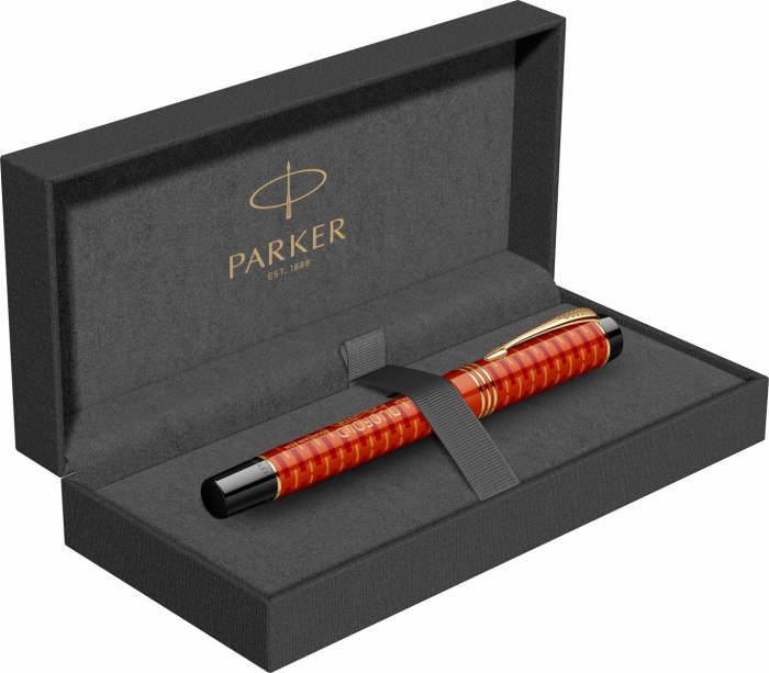Stilou Parker Duofold Royal LE 100th Anniversary Red GT, Centennial 18k [8]