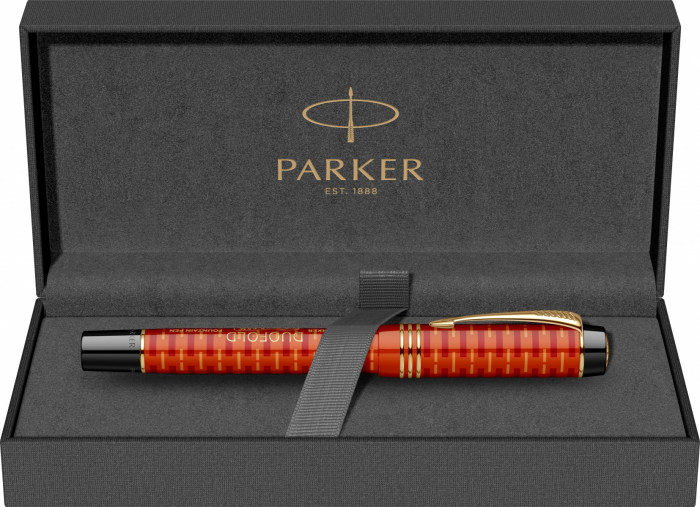 Stilou Parker Duofold Royal LE 100th Anniversary Red GT, Centennial 18k [11]