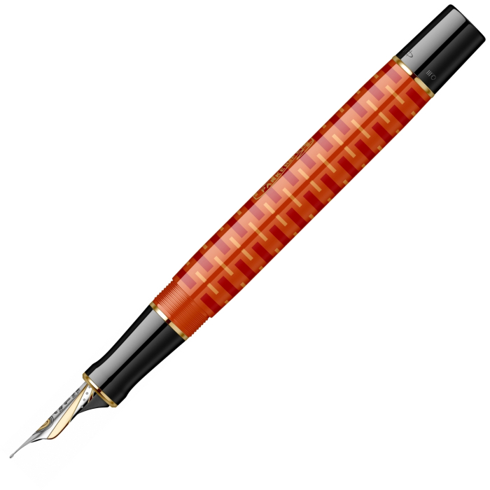 Stilou Parker Duofold Royal LE 100th Anniversary Red GT, Centennial 18k [9]