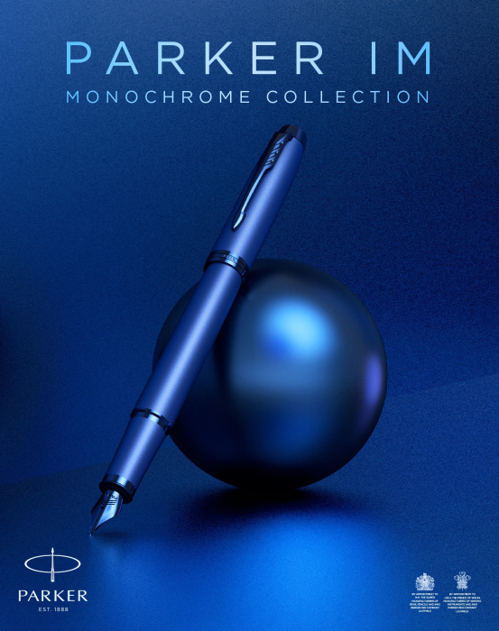 Stilou IM Royal Monochrome Blue BLT, Parker [12]