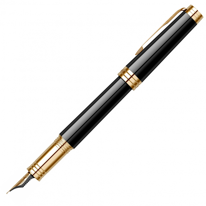 Stilou Parker Premier Royal Deep Black Lacquer GT [5]