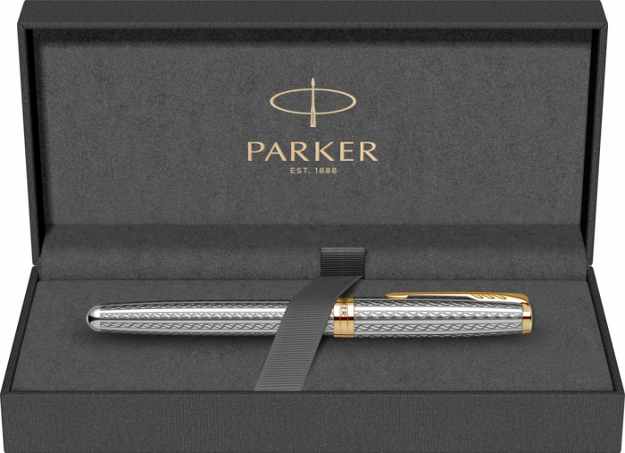 Stilou Parker Sonnet Royal Premium Silver Mistral GT [7]