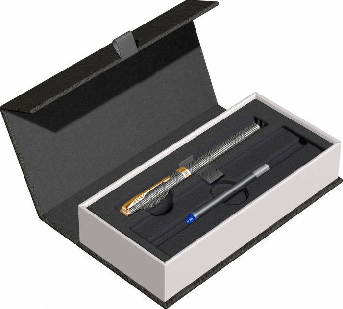 Stilou Parker Sonnet Royal CHISELLED SILVER GT [5]