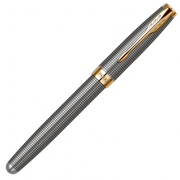 Stilou Parker Sonnet Royal CHISELLED SILVER GT [3]