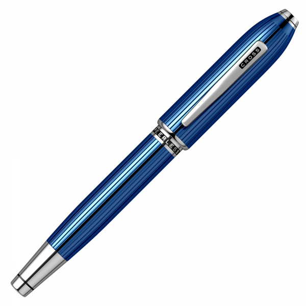 Stilou Peerless Engraved QUARTZ BLUE PTT, Cross [2]