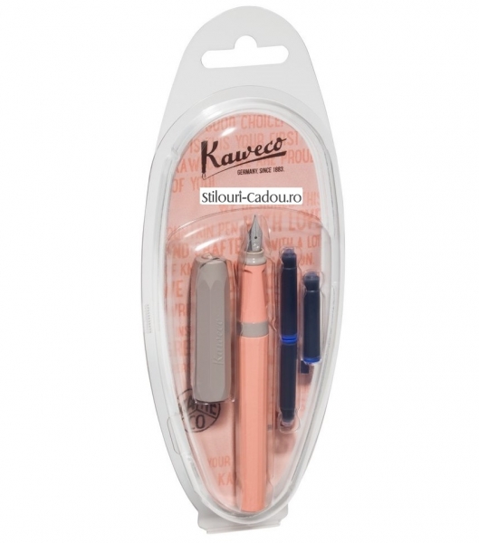 Stilou Perkeo Cotton Candy in Blister 3 cartuse Kaweco [2]