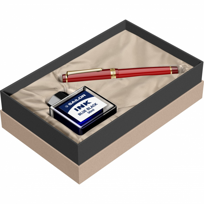 Stilou Pro Gear KANREKI Red GT, Regular Size 21K, Sailor [2]
