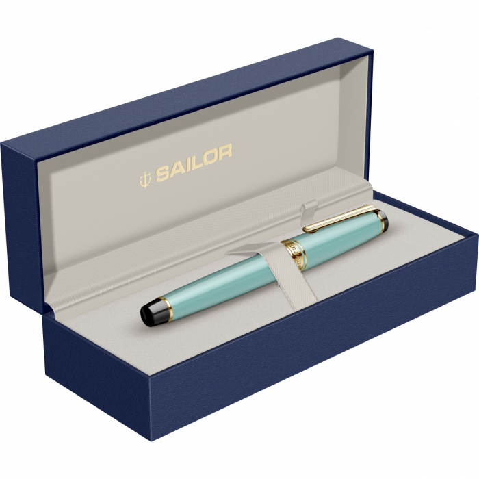 Stilou PG Slim Size 4 Seasons Shikiori Sky Blue GT 14K, Sailor [10]