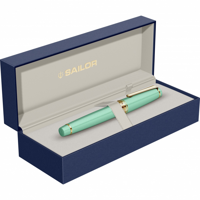Stilou Pro Gear Fairy Tale Shikiori Dragon Palace Green GT, Slim Size14K, Sailor [9]
