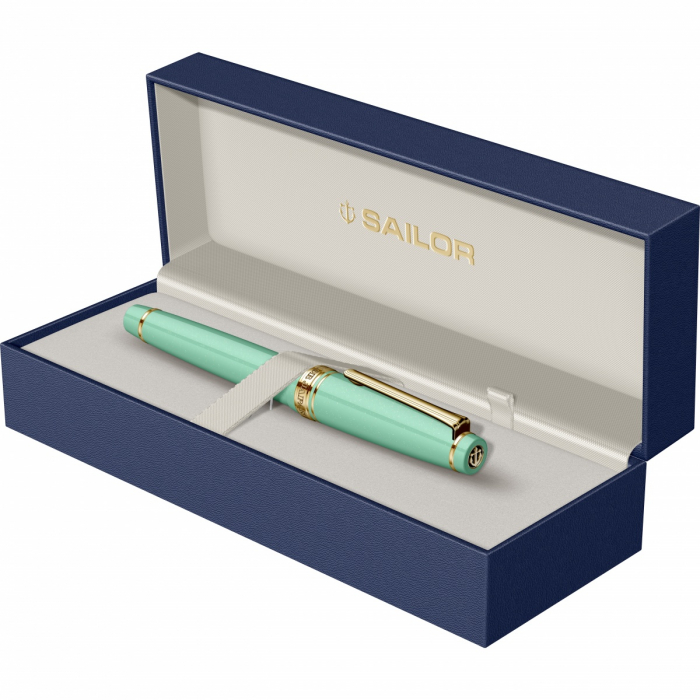 Stilou Pro Gear Fairy Tale Shikiori Dragon Palace Green GT, Slim Size14K, Sailor [2]