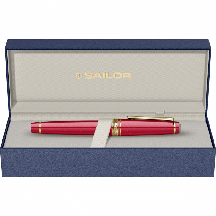 Stilou PG Fairy Tale Shikiori Princess Kaguya Red GT Slim Size 14K, Sailor [9]