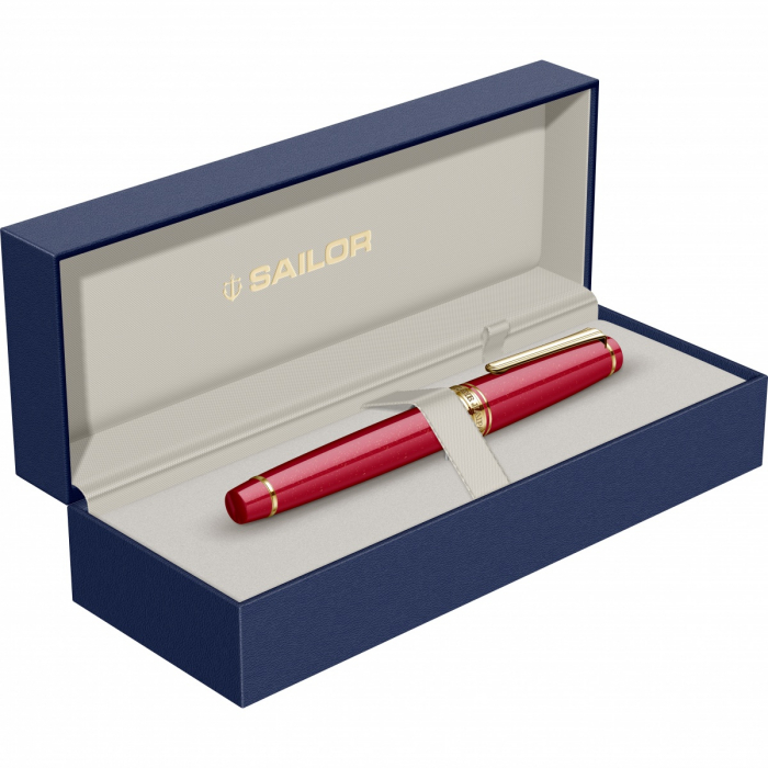 Stilou PG Fairy Tale Shikiori Princess Kaguya Red GT Slim Size 14K, Sailor [7]