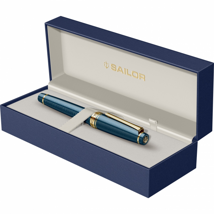 Stilou Pro Gear Fairy Tale Shikiori Vega Dark Blue GT, Slim Size 14K, Sailor [2]