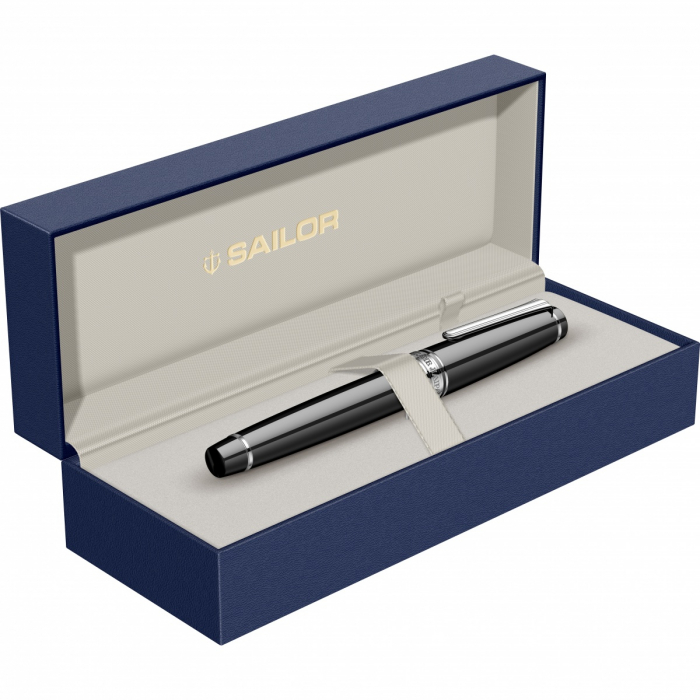 Stilou Pro Gear Sapporo Black RHT, Slim Size 14K, Sailor [6]