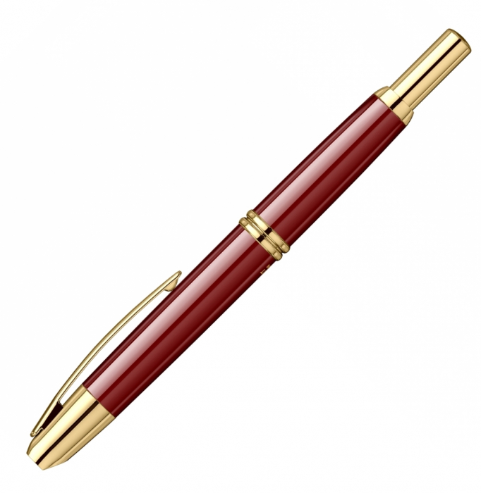 Stilou Pilot Capless Gold Trim Red [4]