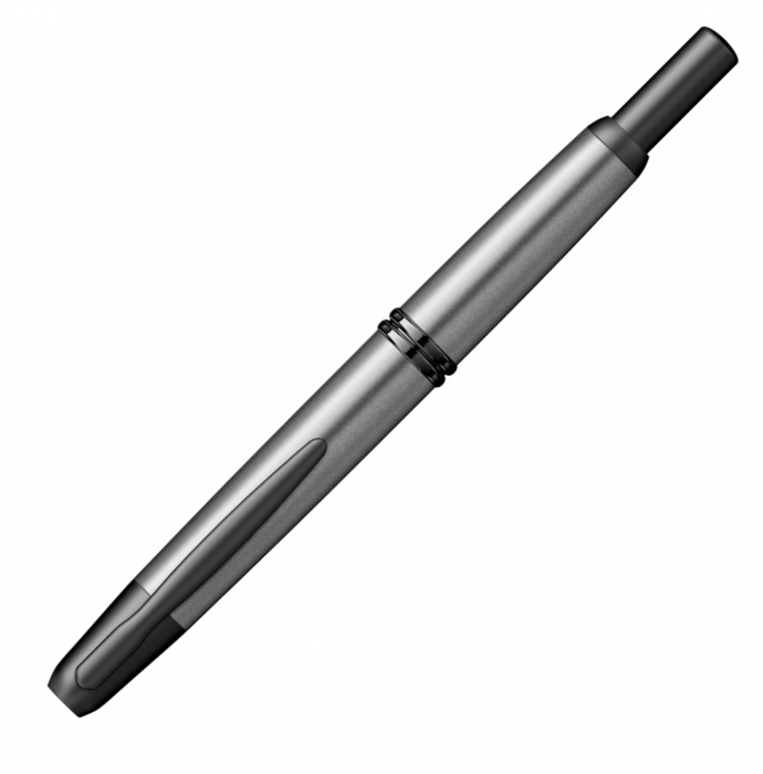 Stilou Pilot Capless Matte Black Trim Grey [3]