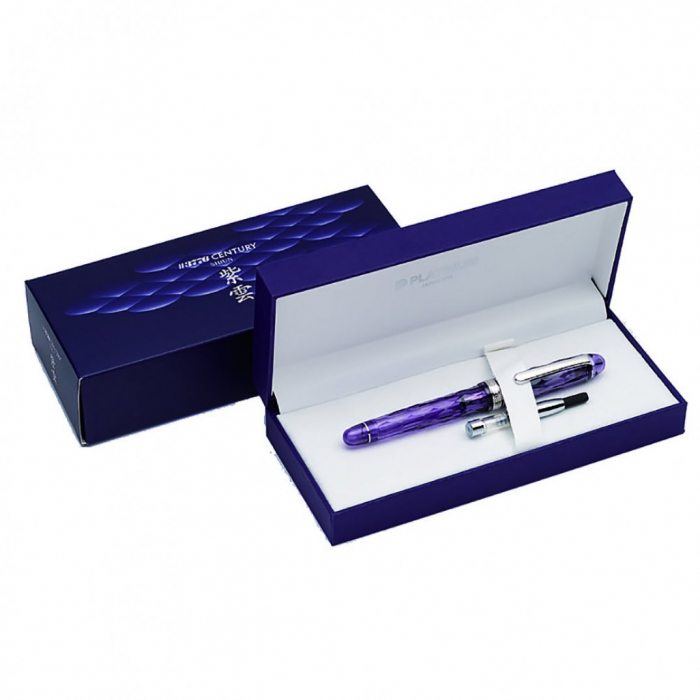Stilou #3776 Century Shiun, Platinum (Editie Speciala) [6]