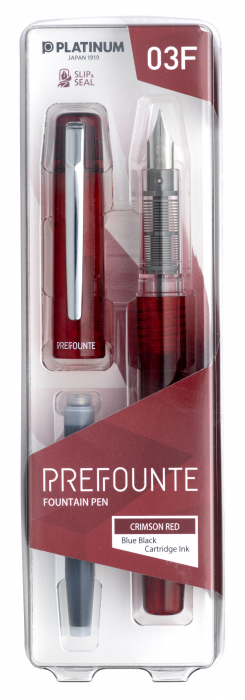 Stilou Platinum Prefounte Crimson Red [4]