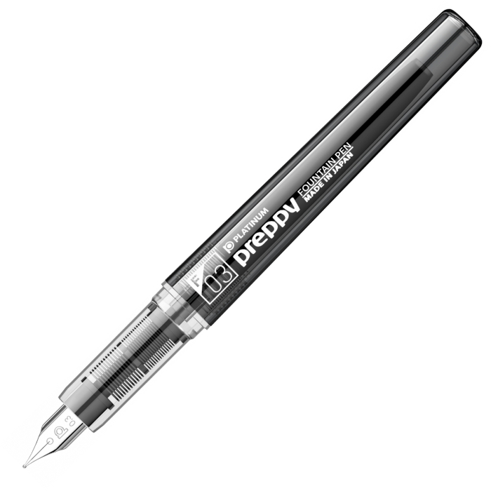 Stilou Preppy F 0.3 Negru, Platinum [3]