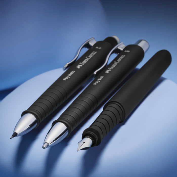 Stilou Poly Pen Negru, Faber-Castell [4]