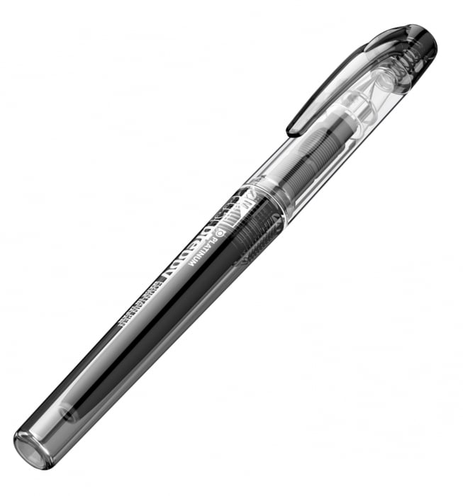 Stilou Preppy M 0.5 Negru, Platinum [7]