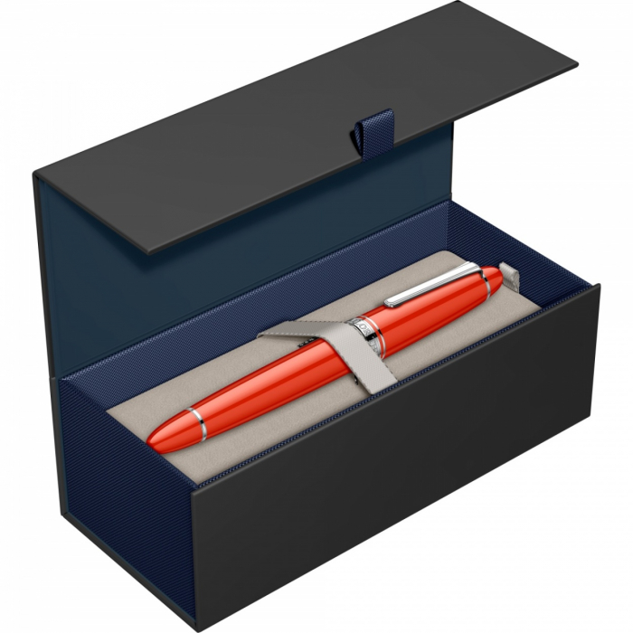 Stilou King of Pens LP Mandarin Orange RHT, King Size 21K, Sailor [11]