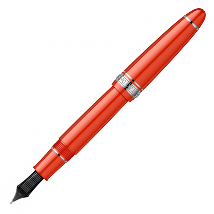 Stilou King of Pens LP Mandarin Orange RHT, King Size 21K, Sailor [7]