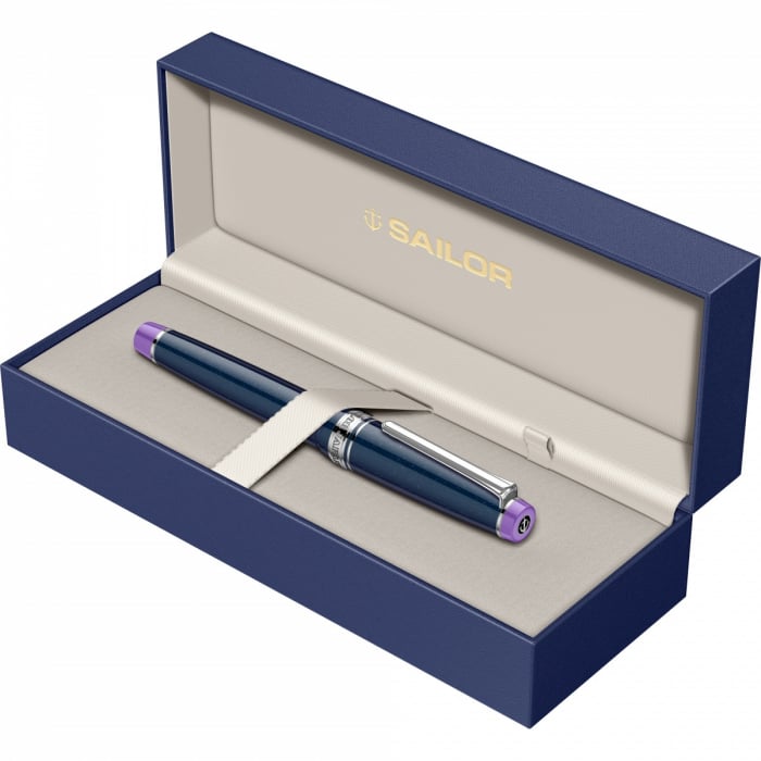 Stilou Pro Gear LE Storm Over The Ocean RHT, Slim Size Black 14K, Sailor [2]