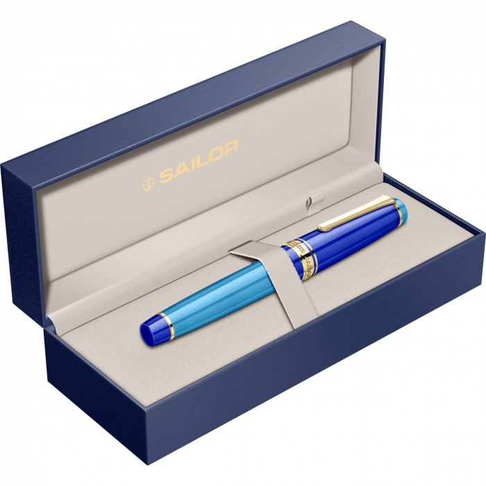 Stilou Pro Gear LP Blue Quasar GT Regular Size 21K, Sailor [10]