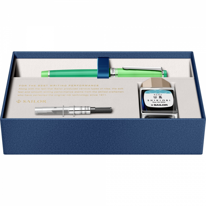 Stilou Pro Gear Aurora Borealis RHT Slim Size 14K, Sailor [11]