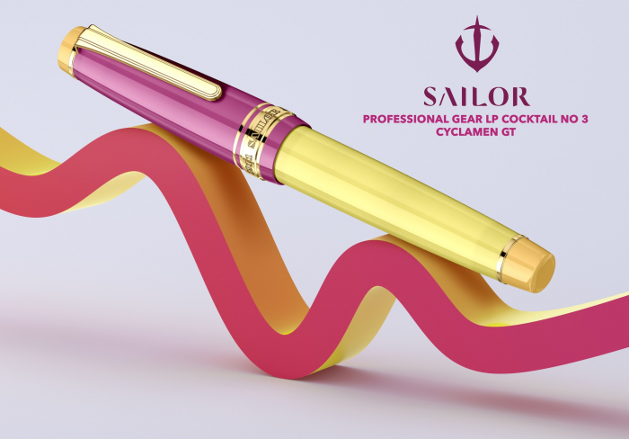 Stilou Pro Gear LP Cocktail No. 3 Cyclamen GT Regular Size 21K, Sailor [12]