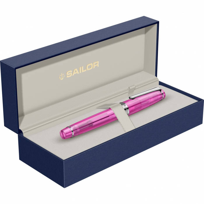 Stilou Pro Gear Slim Size Transparent Pink RHT 14K Sailor [6]